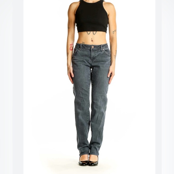 CAbi Denim - Cabi High and Straight Size 8 Charcoal